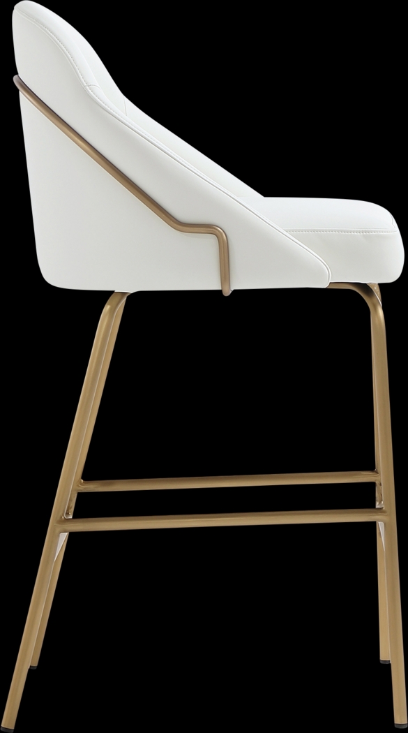 Acewalk II White Counter Height Stool - Thumbnail - Image 8