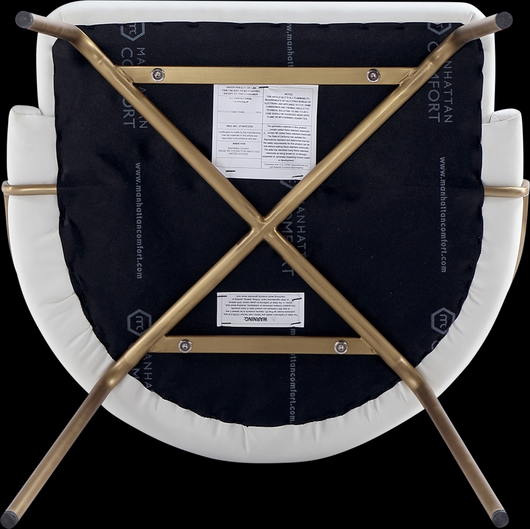 Acewalk II White Dining Chair - Thumbnail - Image 8