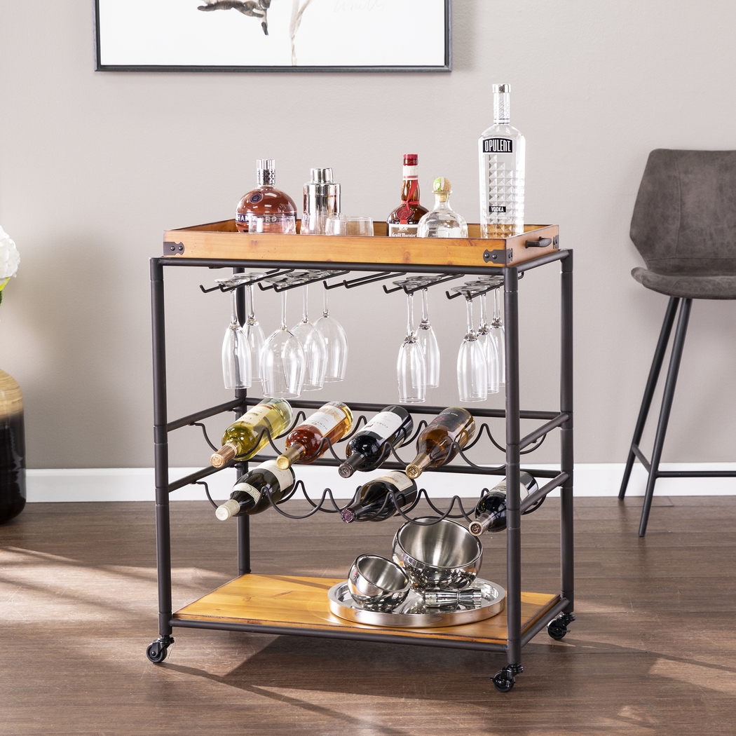 Acewares Natural Bar Cart - Thumbnail - Image 2