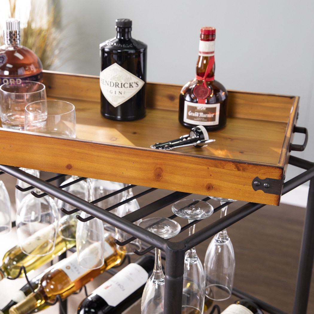 Acewares Natural Bar Cart - Thumbnail - Image 3