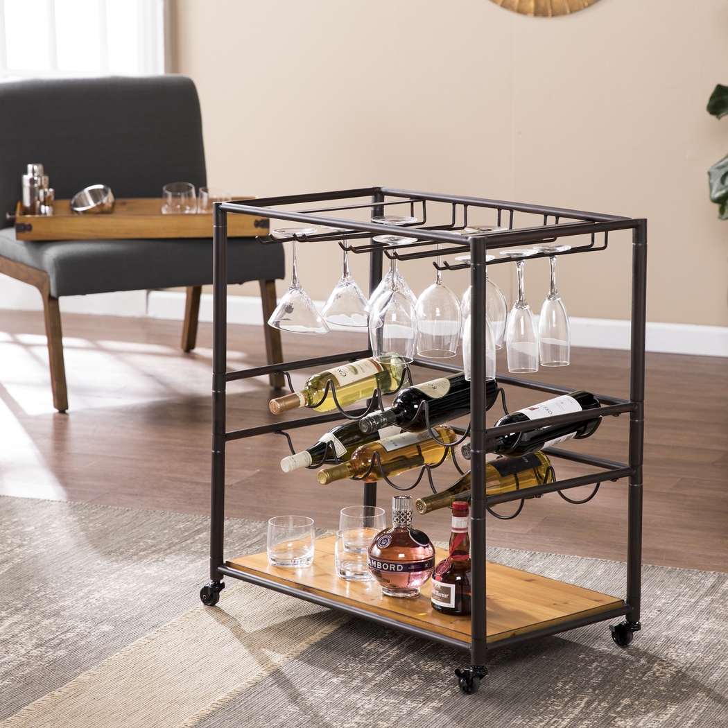 Acewares Natural Bar Cart - Thumbnail - Image 4
