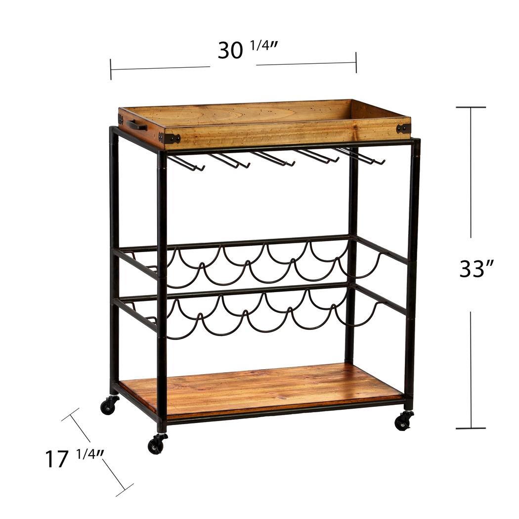 Acewares Natural Bar Cart - Thumbnail - Image 6