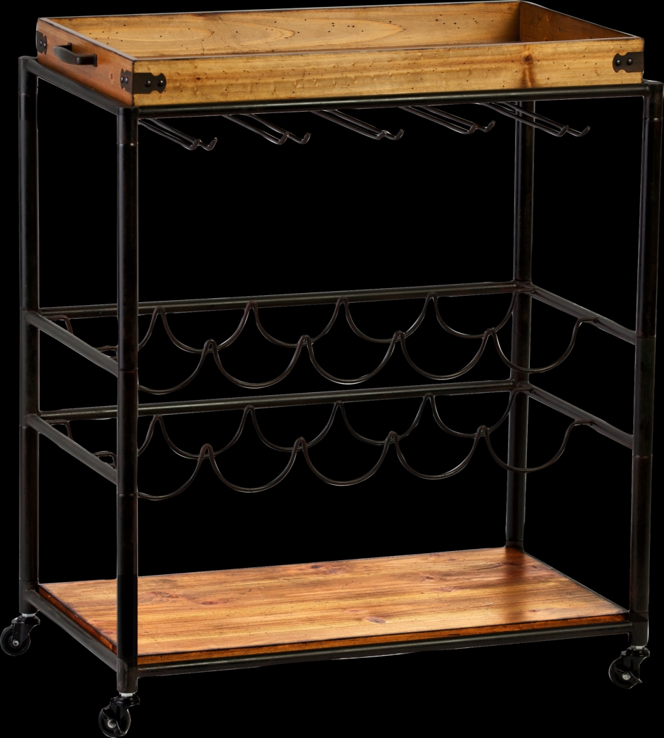 Acewares Natural Bar Cart - Thumbnail - Image 1