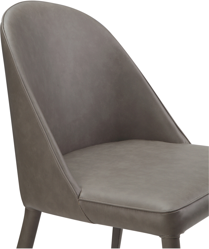 Acfold II Gray Side Chair, Set of 2 - Thumbnail - Image 5