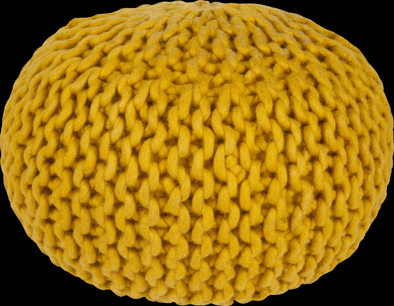 Acheson Mustard Ottoman - Thumbnail - Image 1