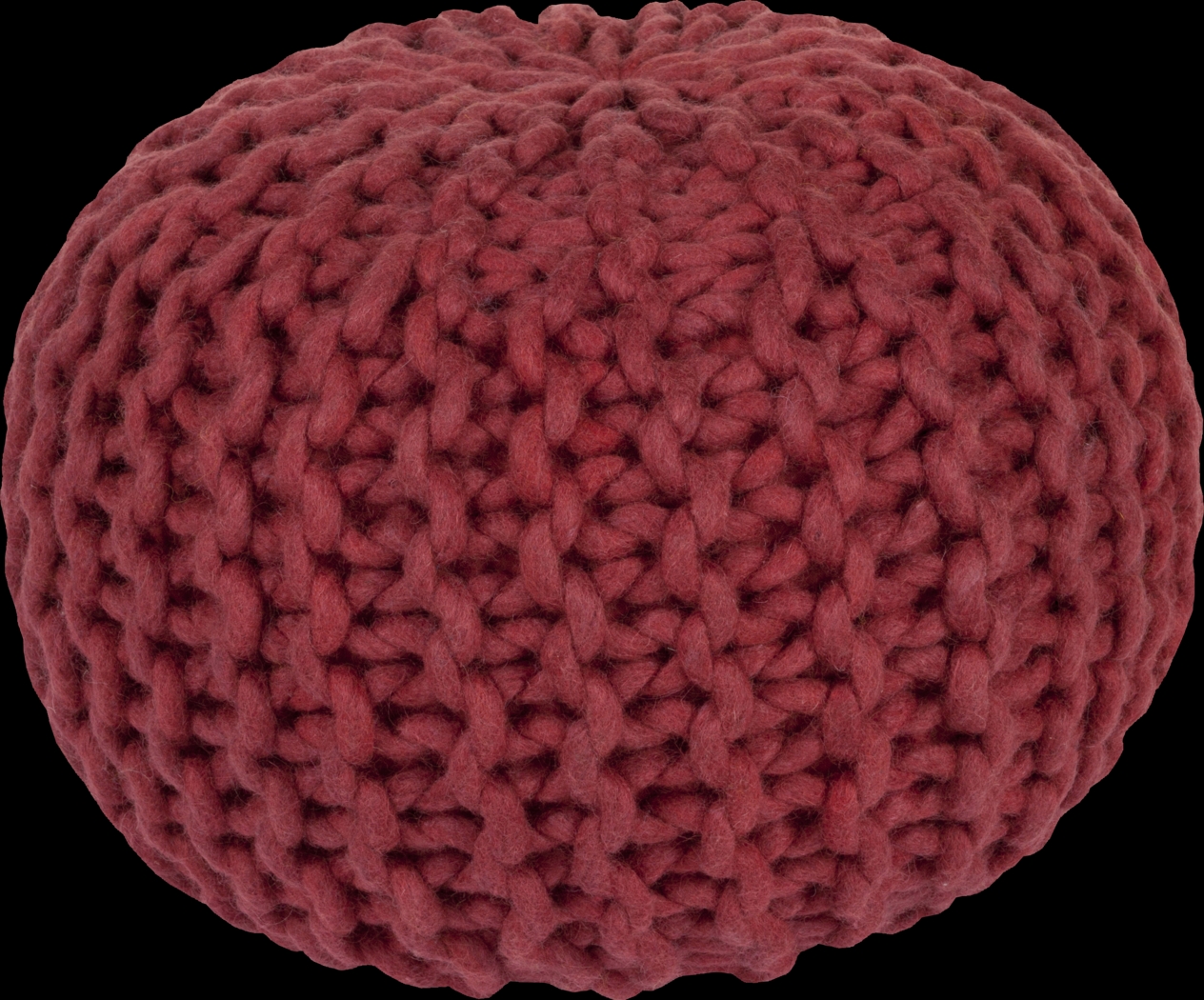 Acheson Red Ottoman - Thumbnail - Image 1