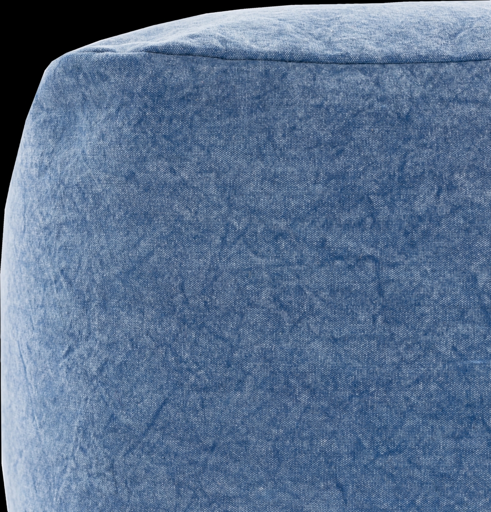 Acheson Teal Ottoman - Thumbnail - Image 2