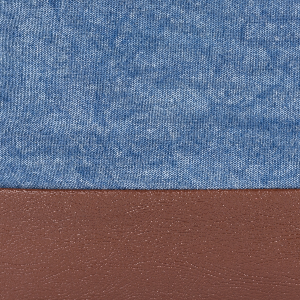 Acheson Teal Ottoman - Thumbnail - Image 6