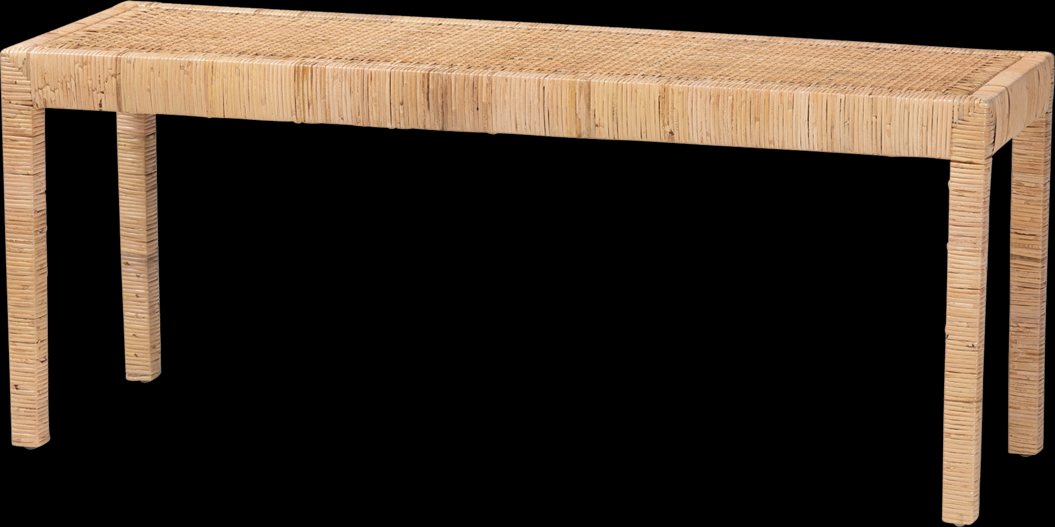 Ackerly Brown Long Bench - Thumbnail - Image 1