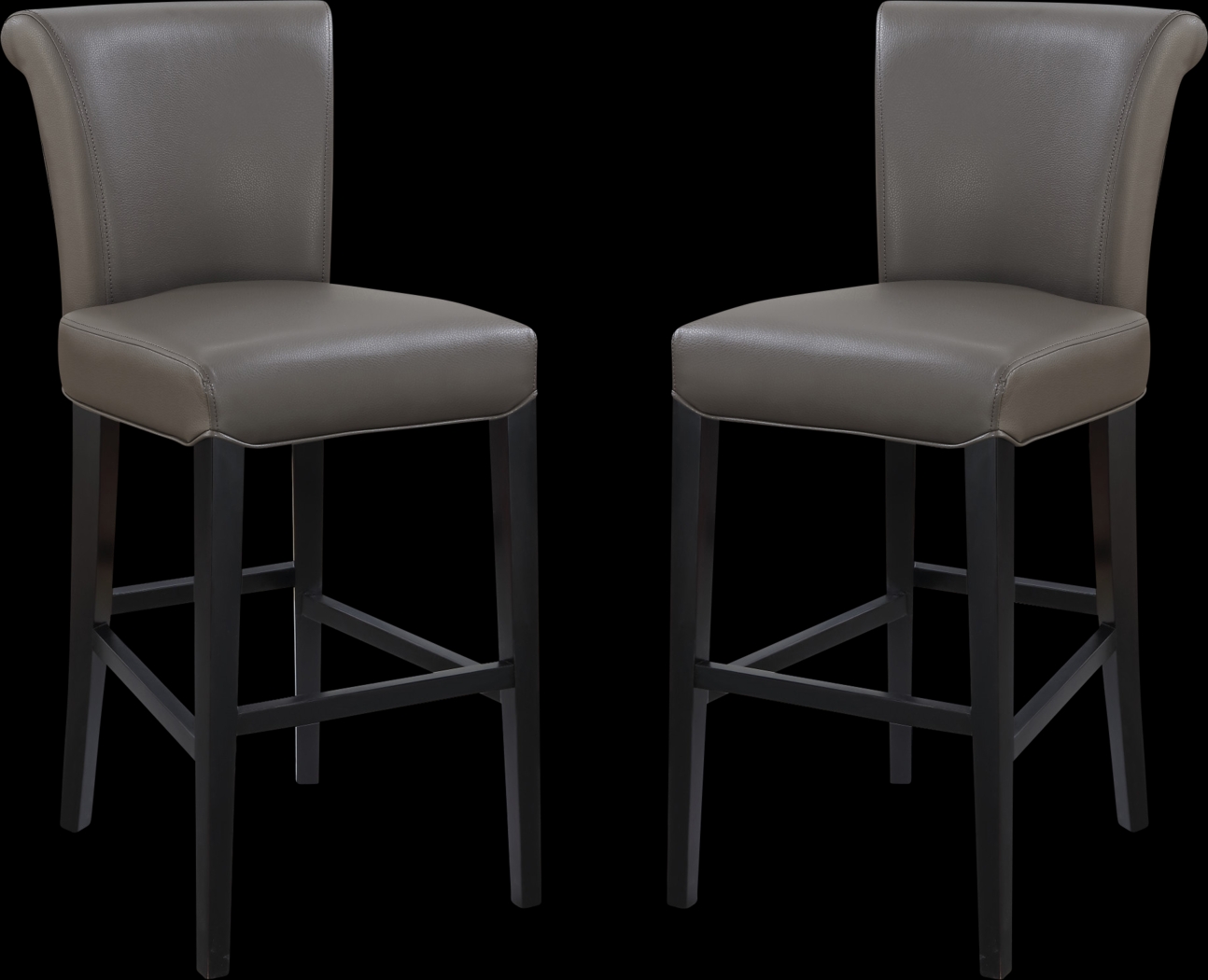 Ackerson Way Black Barstool, Set of 2 - Thumbnail - Image 4