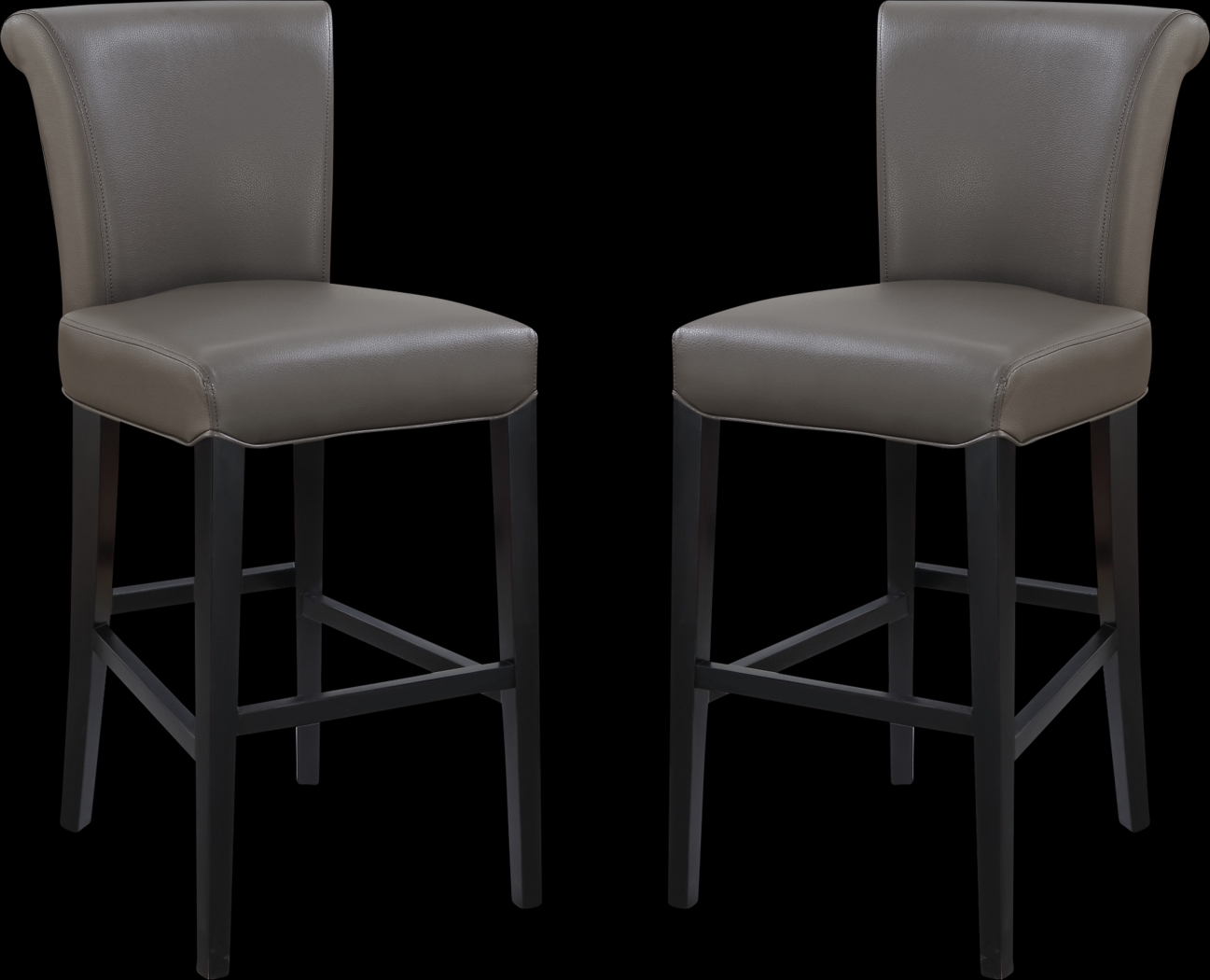 Ackerson Way Brown Barstool, Set of 2 - Thumbnail - Image 4
