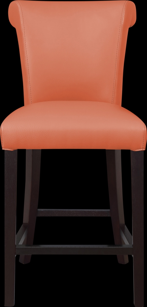 Ackerson Way Orange Counter Height Stool, Set of 2 - Thumbnail - Image 2