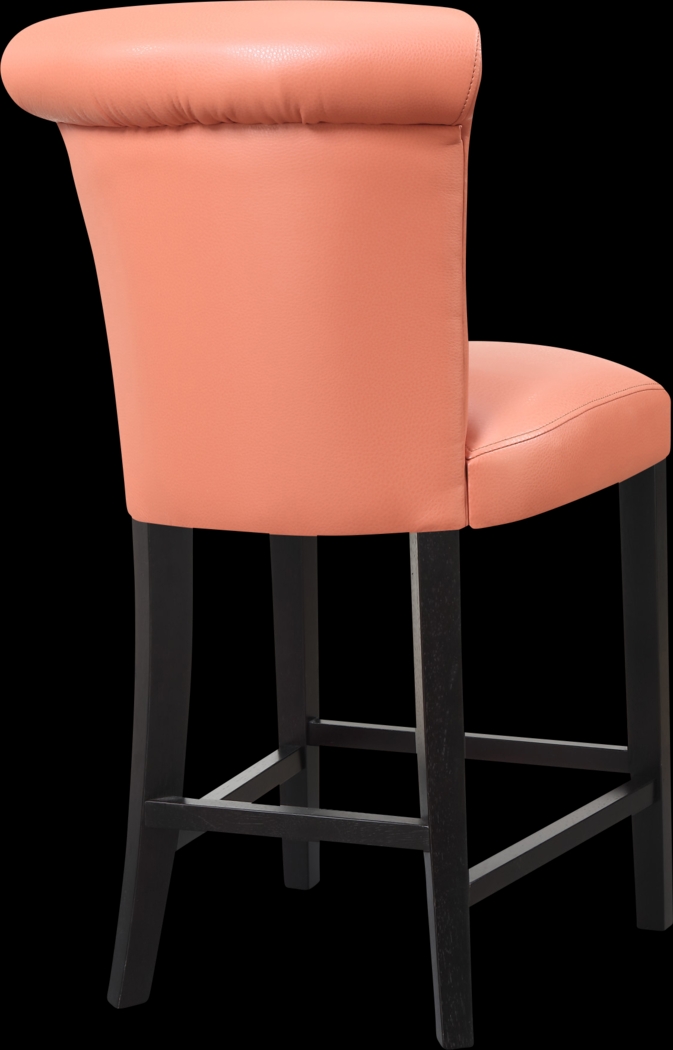 Ackerson Way Orange Counter Height Stool, Set of 2 - Thumbnail - Image 3
