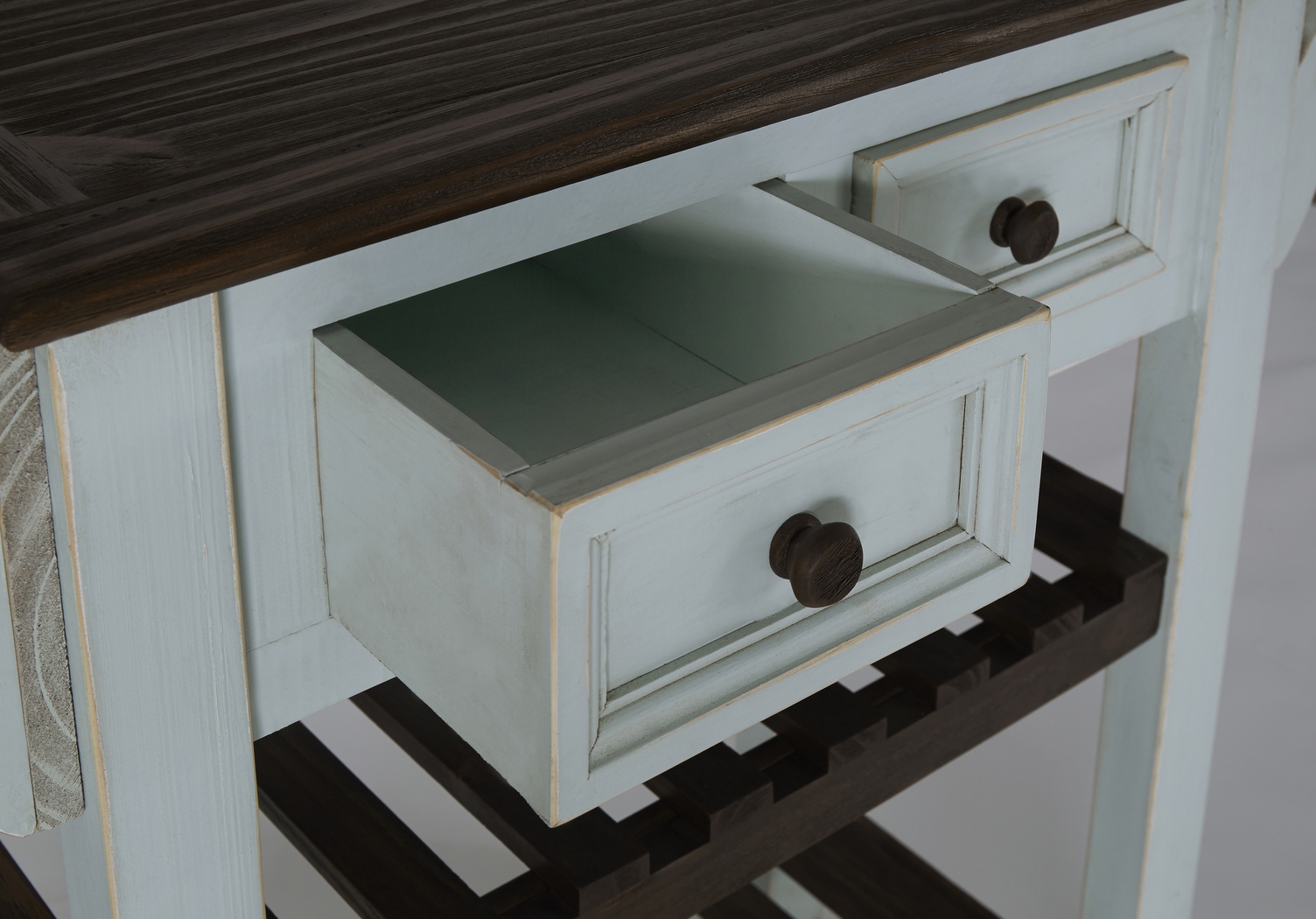 Ackley Green Kitchen Island - Thumbnail - Image 3