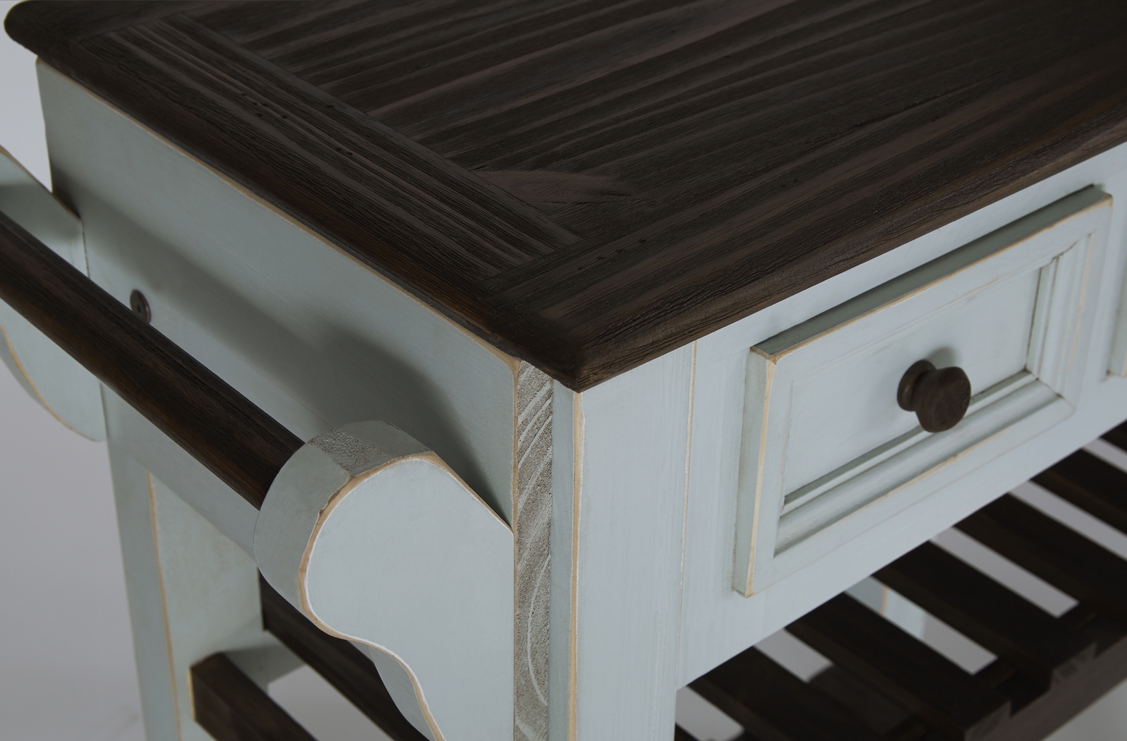 Ackley Green Kitchen Island - Thumbnail - Image 4