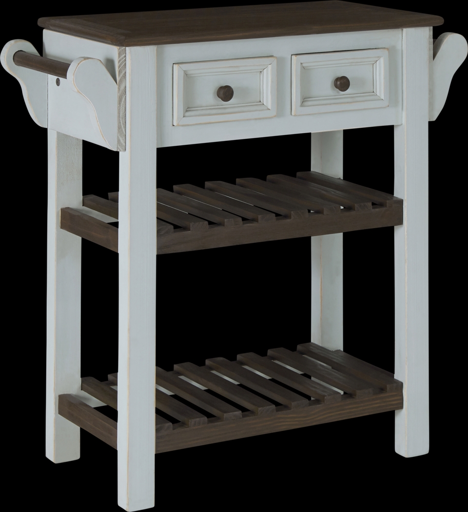 Ackley Green Kitchen Island - Thumbnail - Image 1