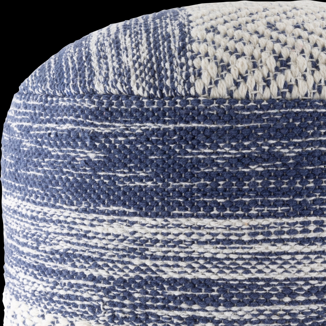 Ackrow Denim Ottoman - Thumbnail - Image 2