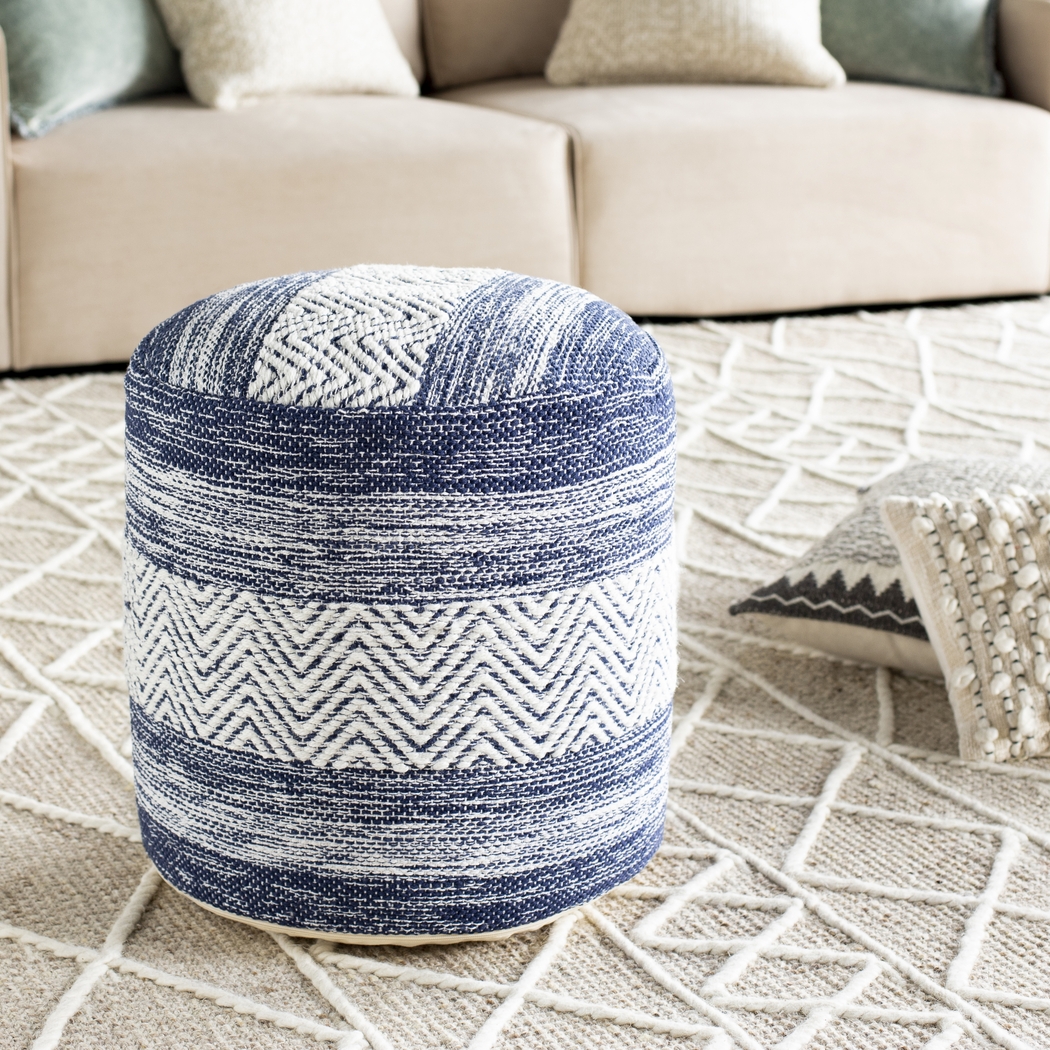 Ackrow Denim Ottoman - Thumbnail - Image 6