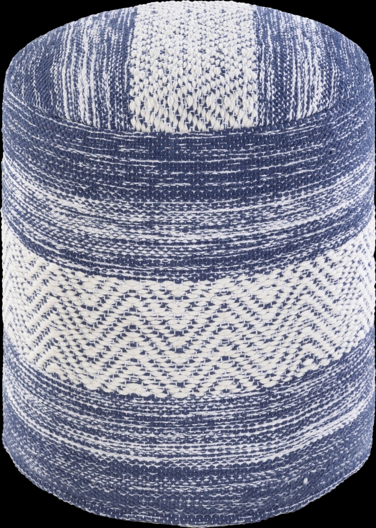 Ackrow Denim Ottoman - Thumbnail - Image 1