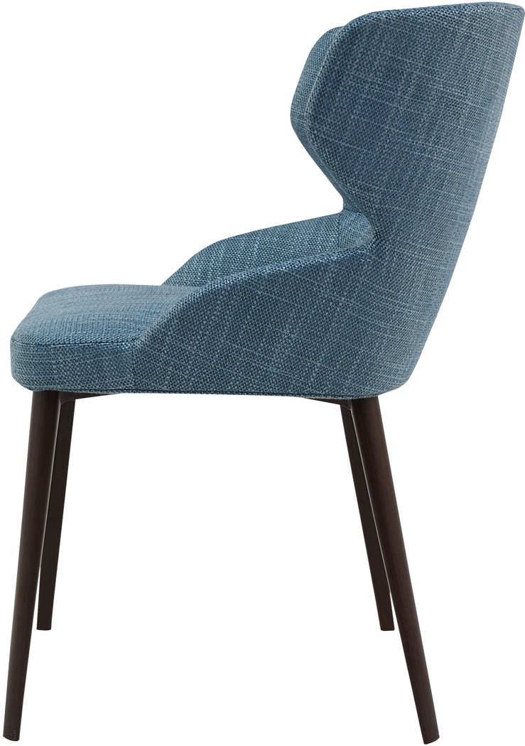 Ackroyd Blue Side Chair - Thumbnail - Image 4