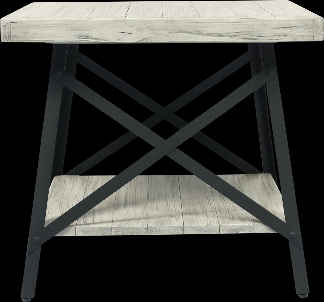 Acoma Light Gray End Table - Thumbnail - Image 3