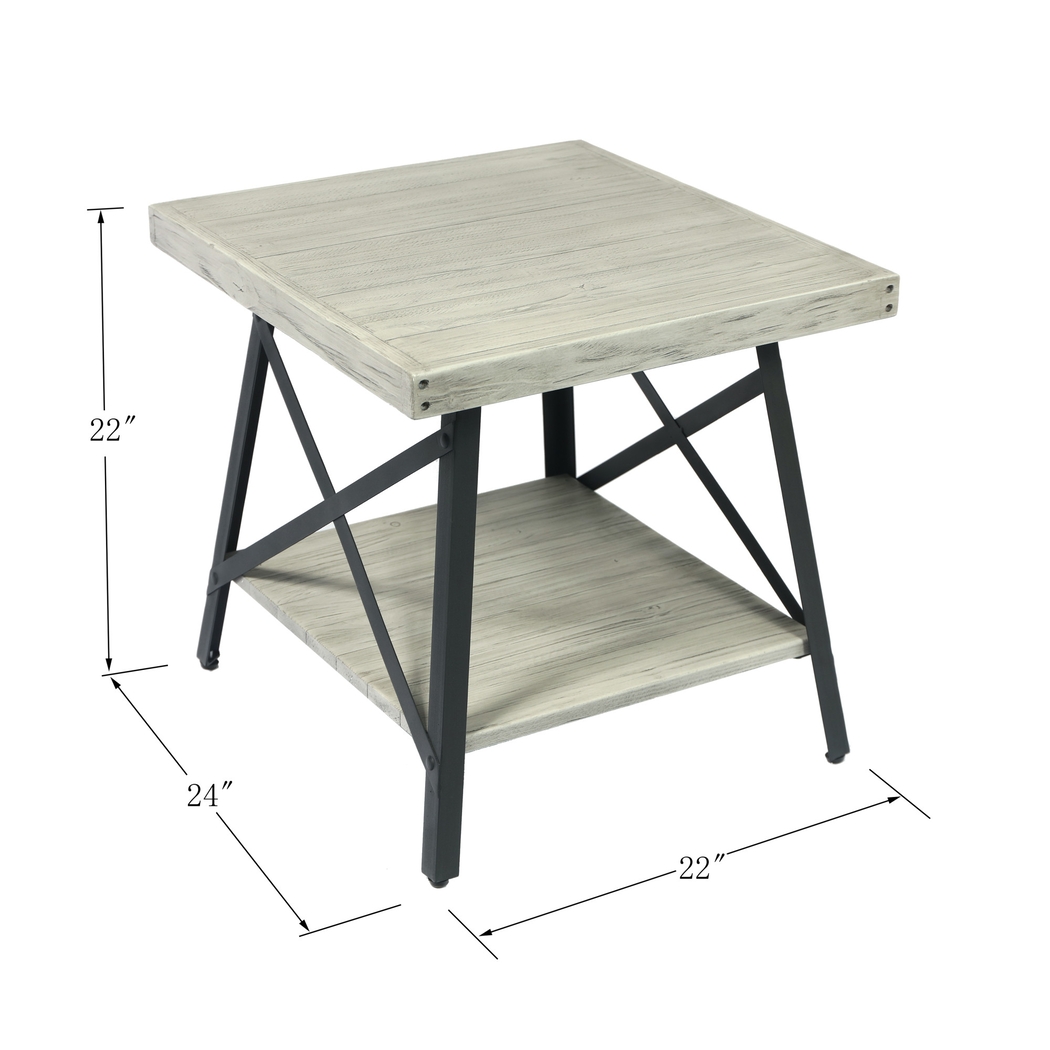 Acoma Light Gray End Table - Thumbnail - Image 6