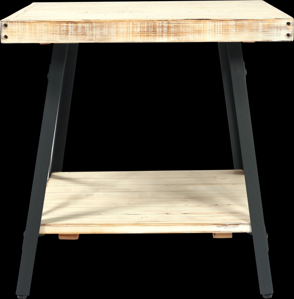 Acoma White End Table - Thumbnail - Image 4