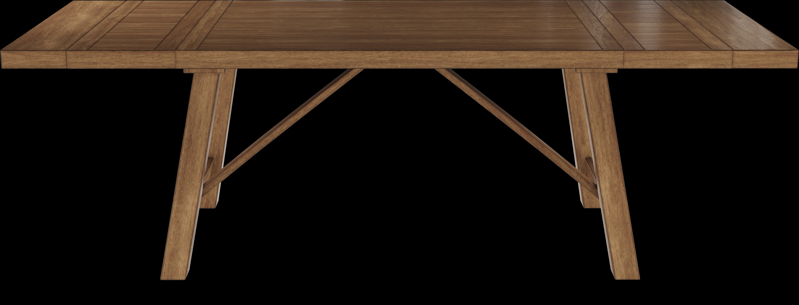 Acorn Cottage Brown 7 Pc Dining Room with X-Back Chairs - Thumbnail - Image 4