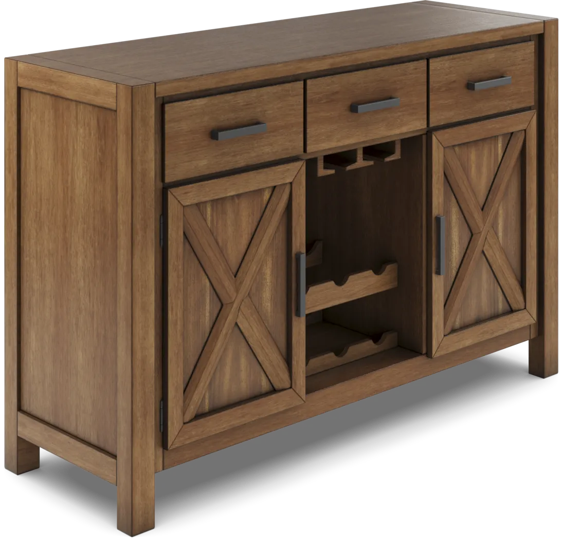 Acorn Cottage Brown Server - Thumbnail - Image 2