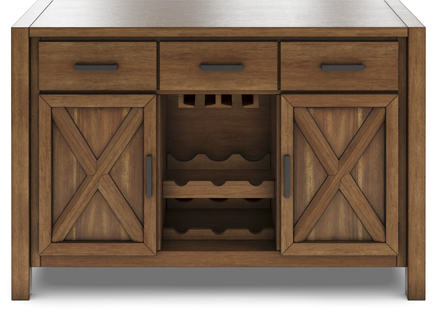 Acorn Cottage Brown Server - Thumbnail - Image 1