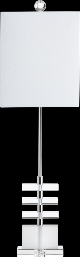 Acosta Circle Silver Lamp - Thumbnail - Image 1