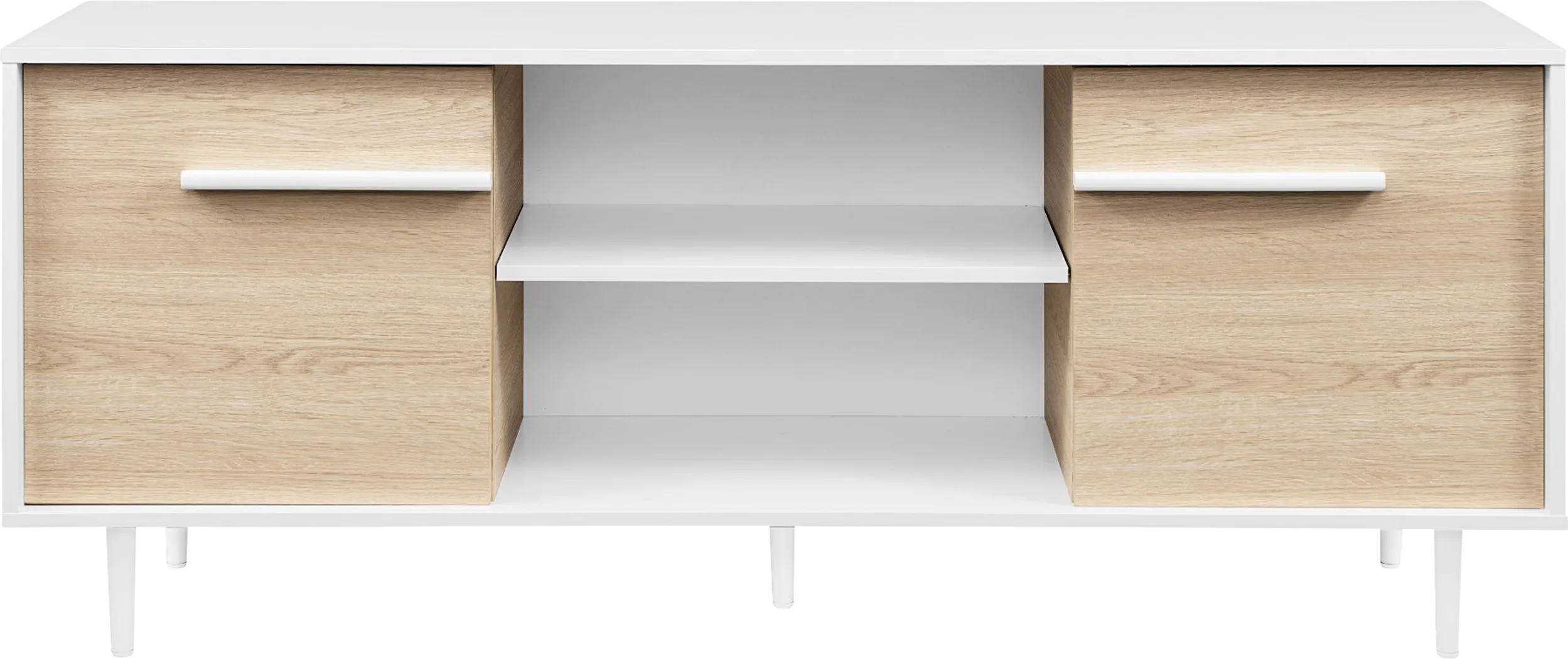 Acrone White 60" TV Console - Thumbnail - Image 1