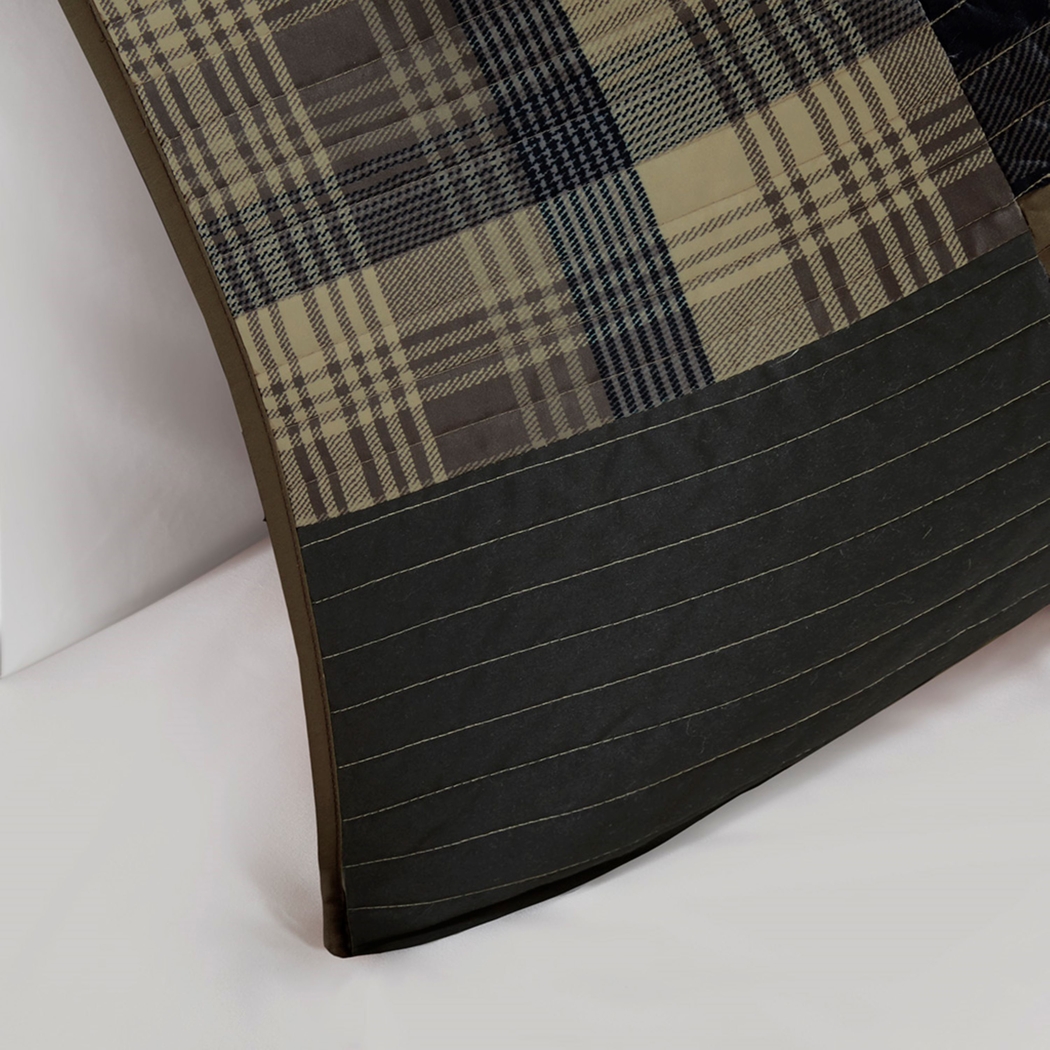 Acsel Brown Full/ Queen Quilt Set - Thumbnail - Image 6