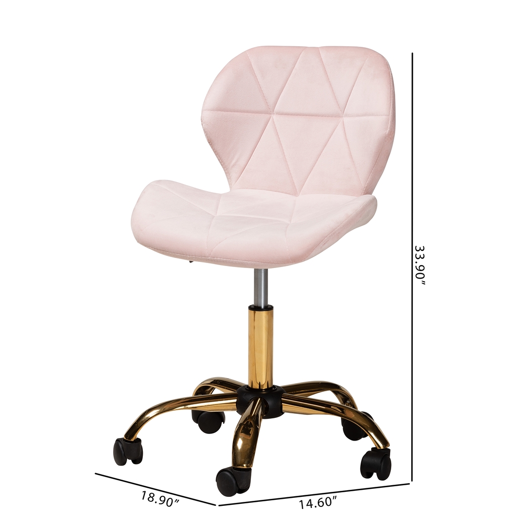 Actaeon Pink Office Chair - Thumbnail - Image 13