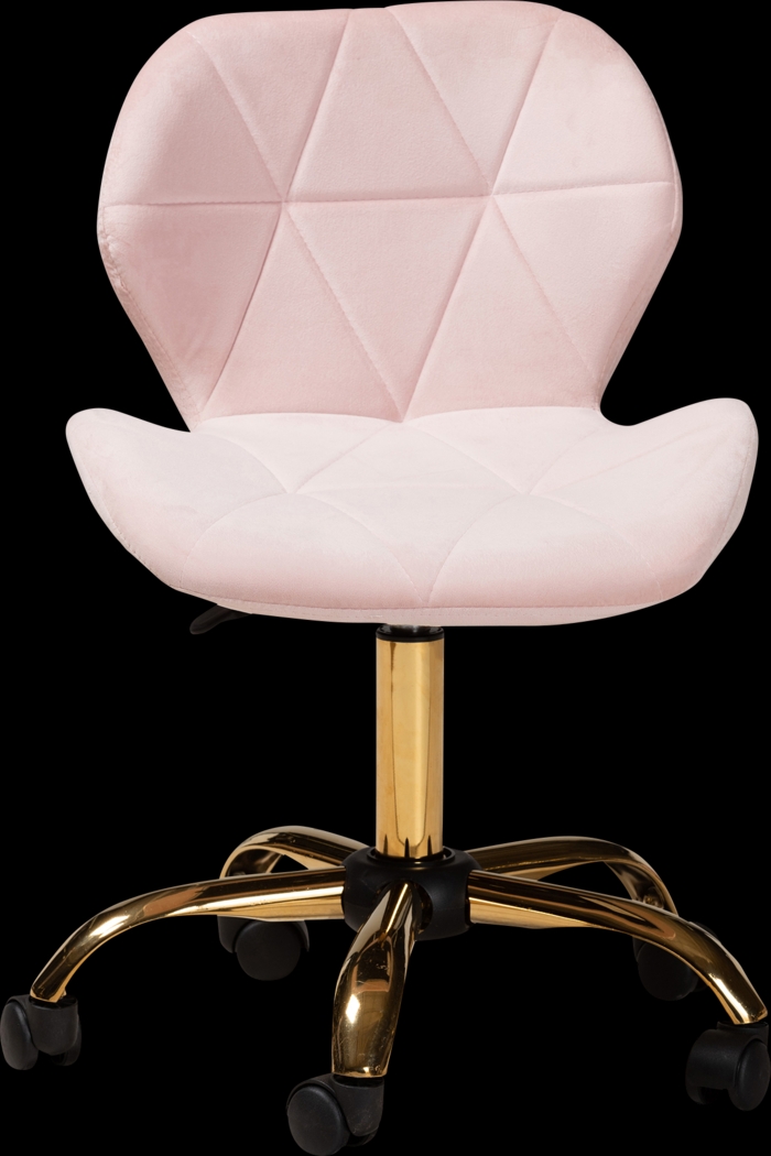 Actaeon Pink Office Chair - Thumbnail - Image 3