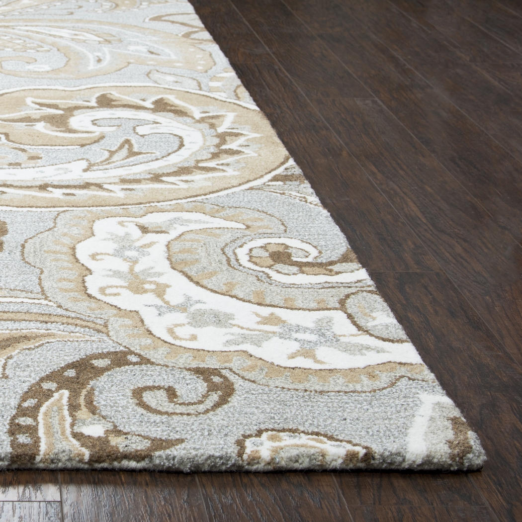 Adahlia Gray 3' x 5' Rug - Thumbnail - Image 2