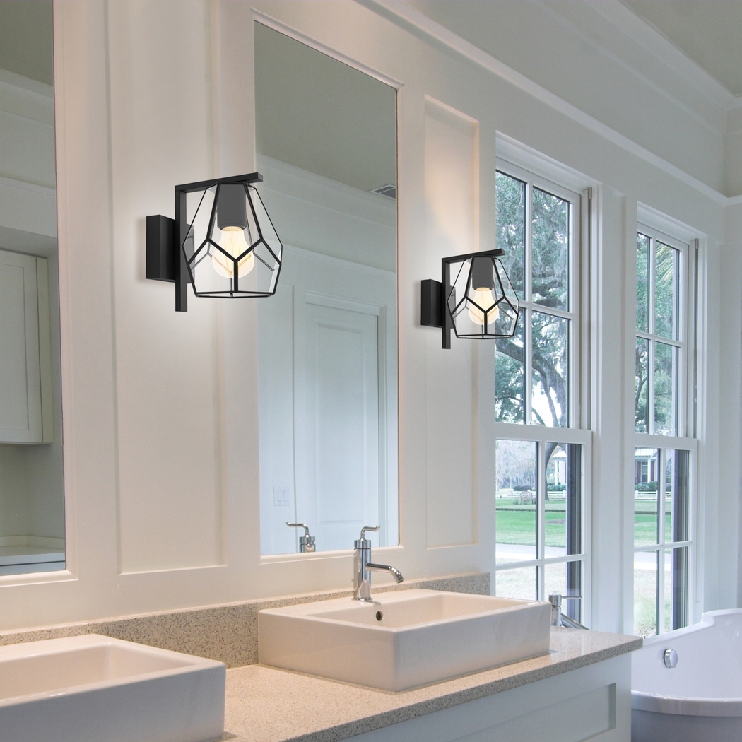 Adaine Bend Black Sconce - Thumbnail - Image 2