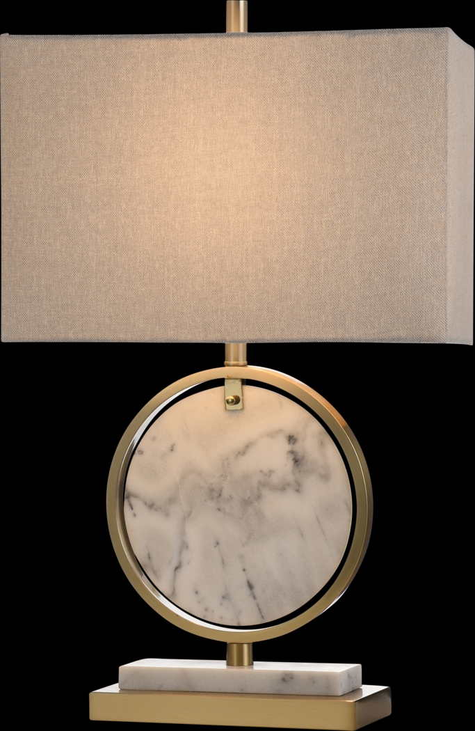 Adair Circle Gold Lamp - Thumbnail - Image 2