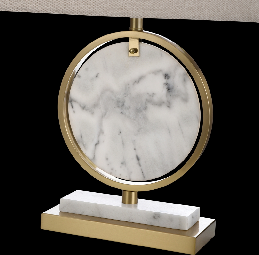 Adair Circle Gold Lamp - Thumbnail - Image 4