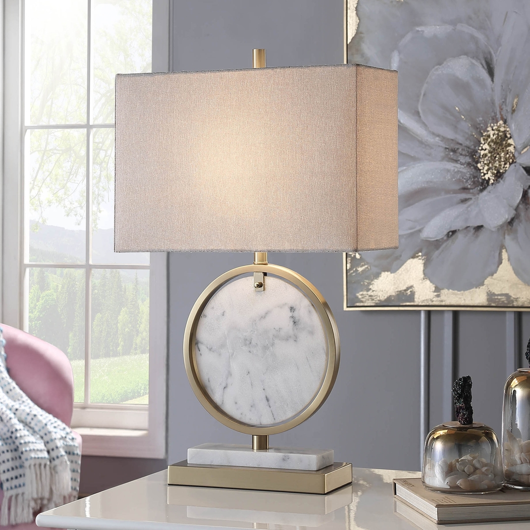 Adair Circle Gold Lamp - Thumbnail - Image 6