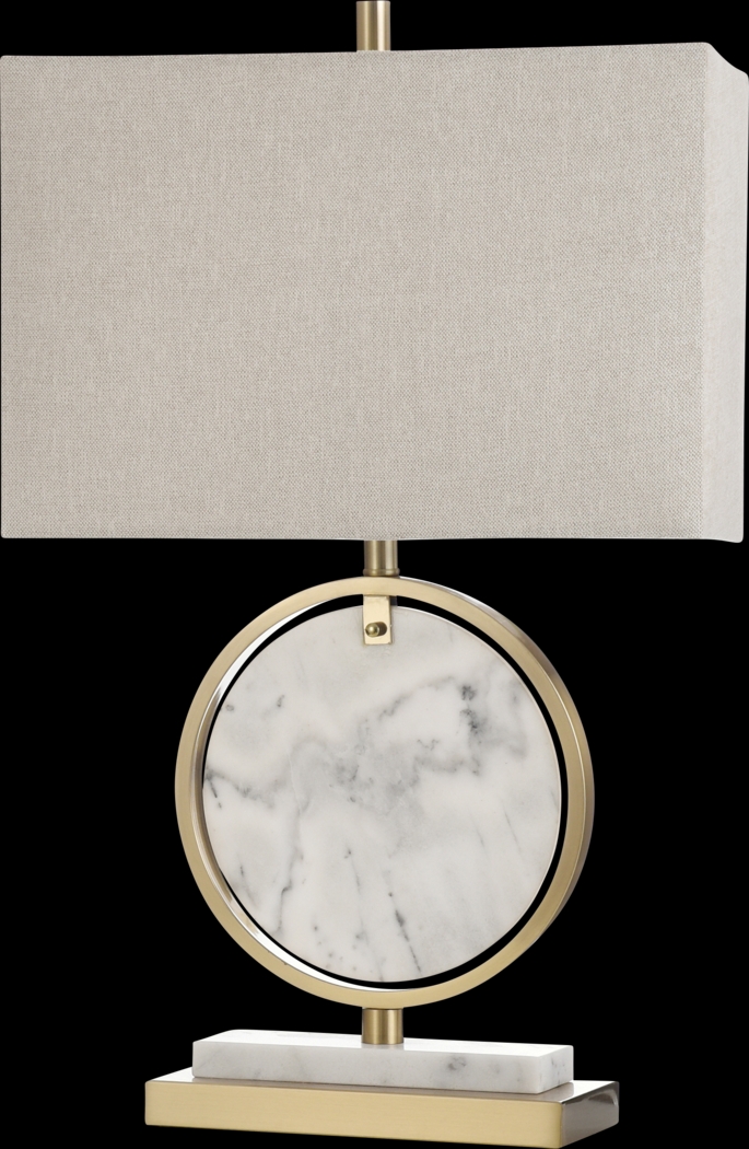 Adair Circle Gold Lamp - Thumbnail - Image 1