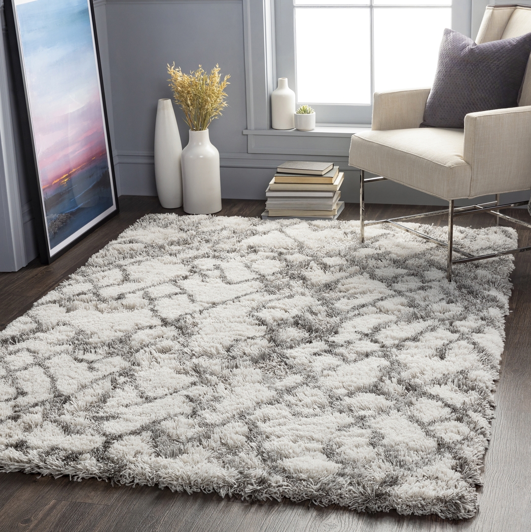 Adaira White 5'3 x 7' Rug - Thumbnail - Image 5