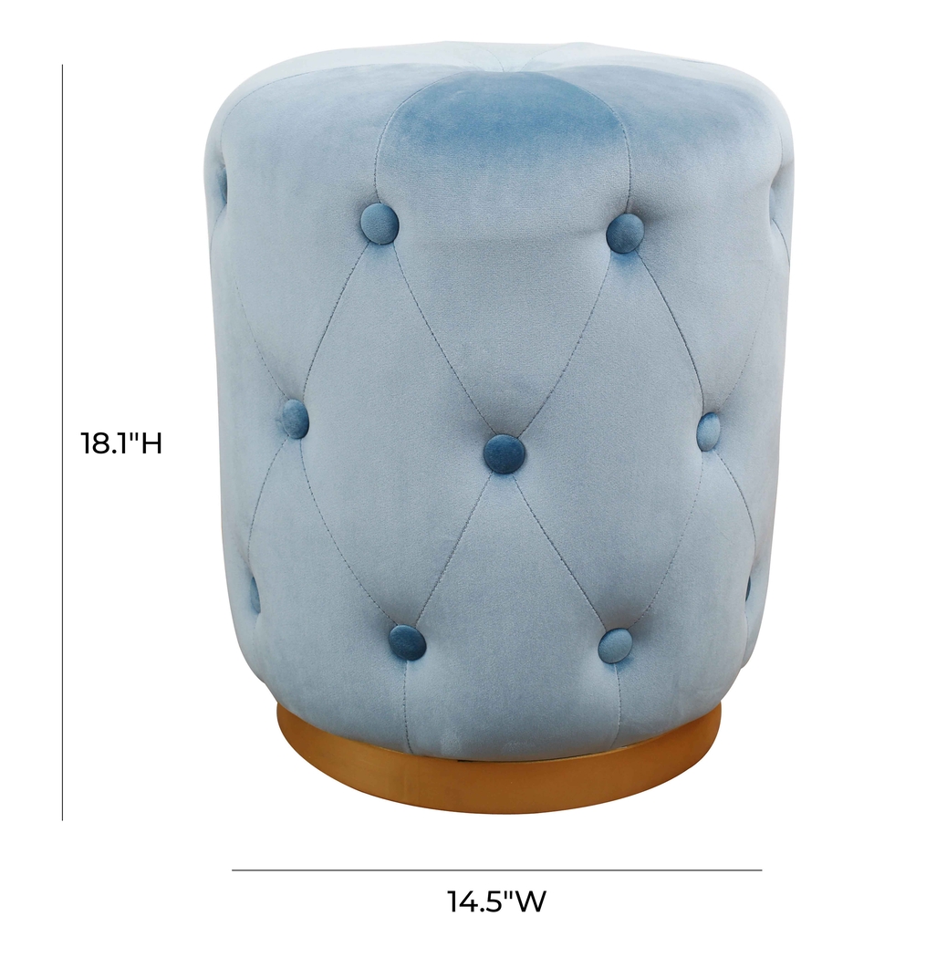 Adairas Blue Ottoman - Thumbnail - Image 4