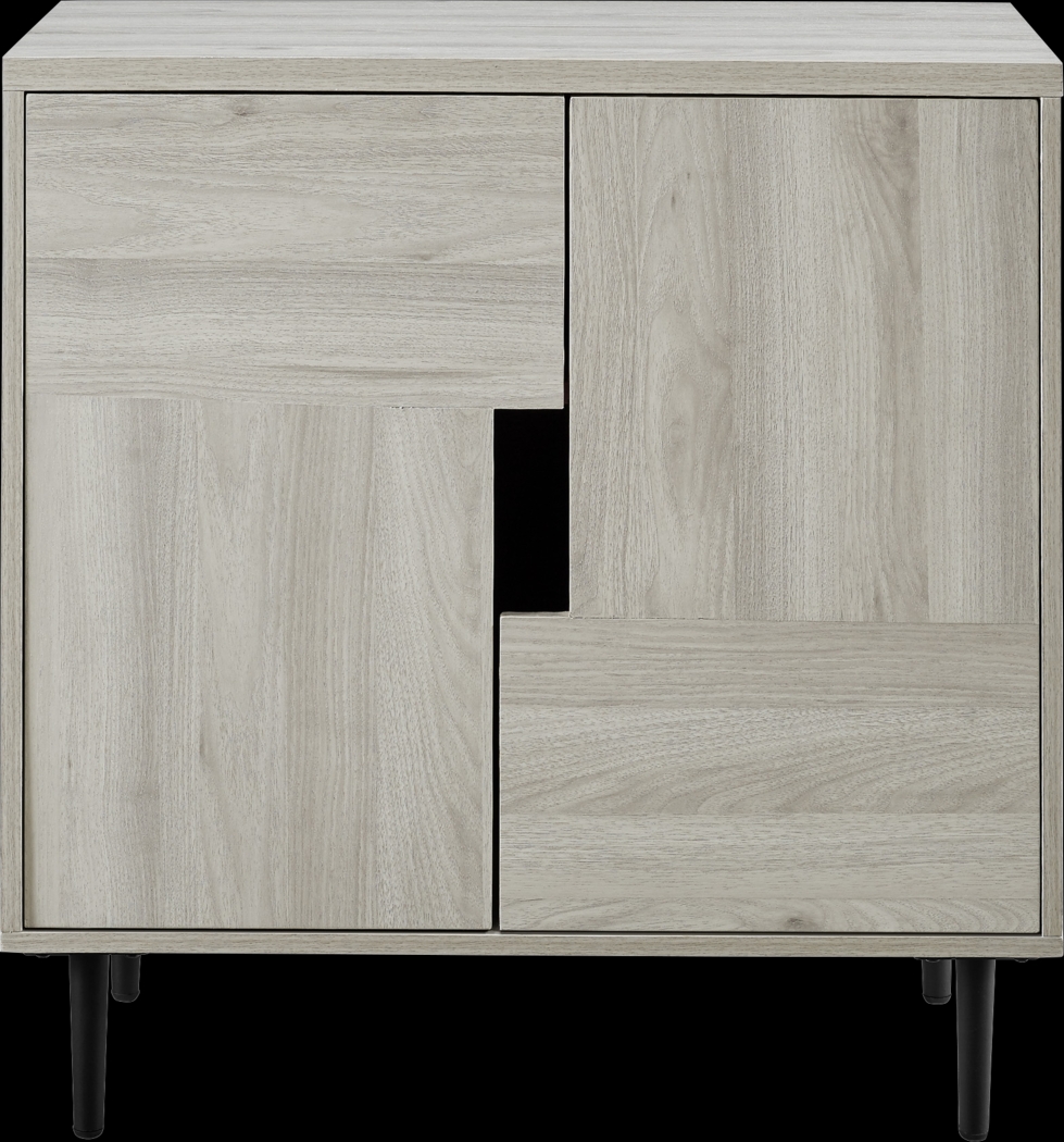 Adak Cove Gray Accent Cabinet - Thumbnail - Image 2