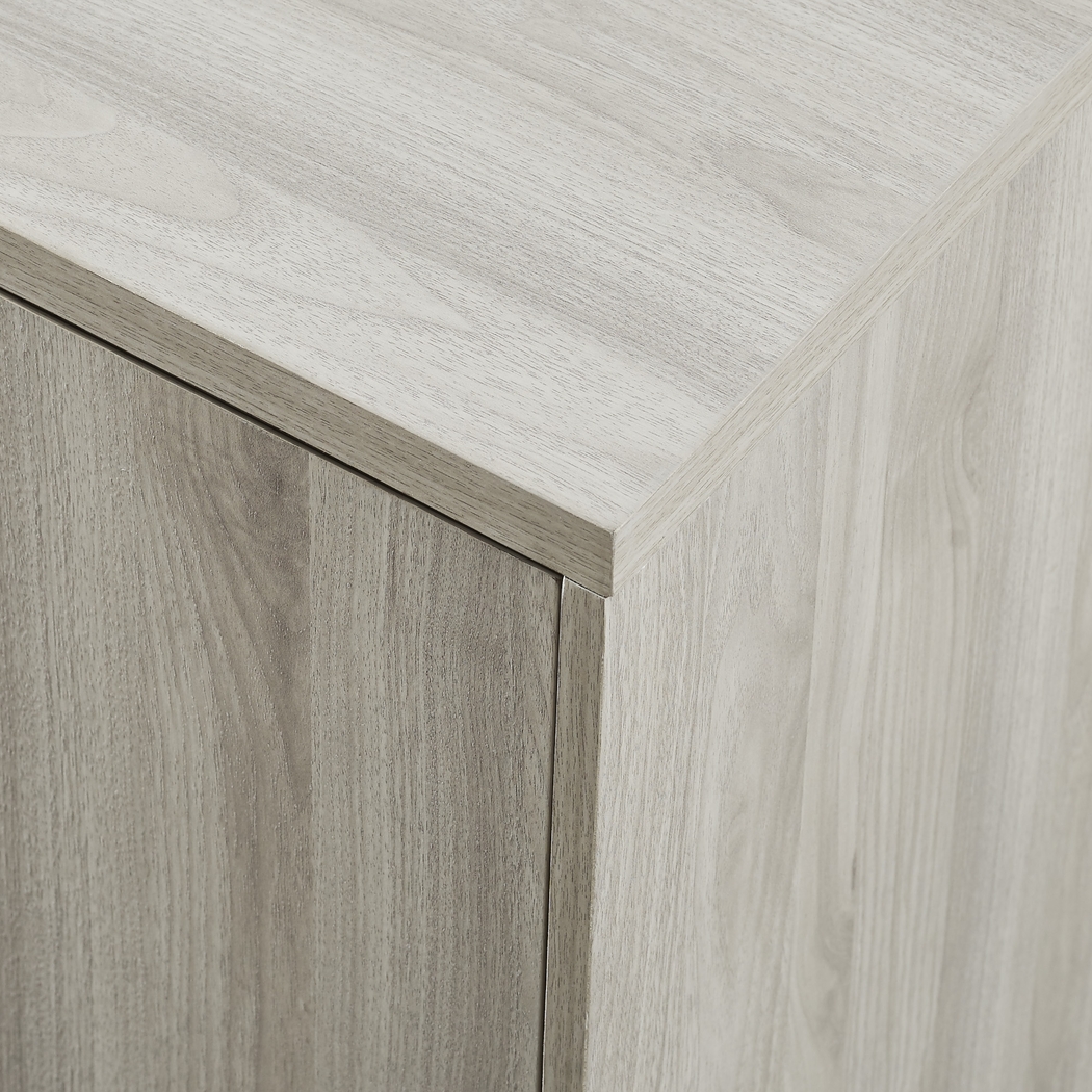 Adak Cove Gray Accent Cabinet - Thumbnail - Image 5