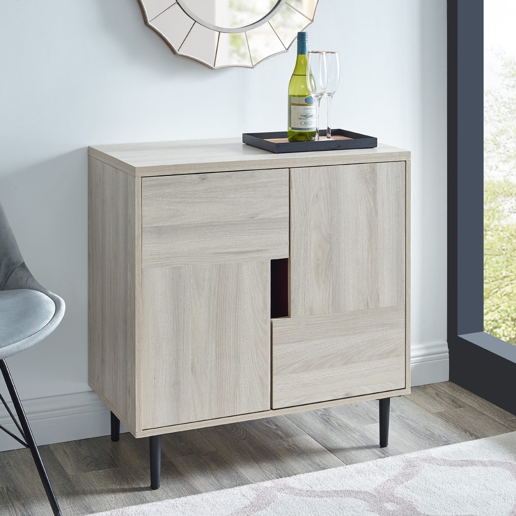 Adak Cove Gray Accent Cabinet - Thumbnail - Image 6