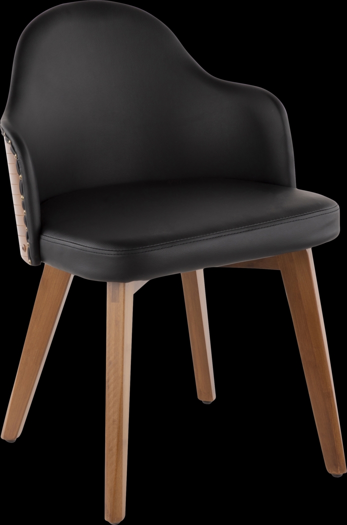 Adalee Black Side Chair - Thumbnail - Image 1