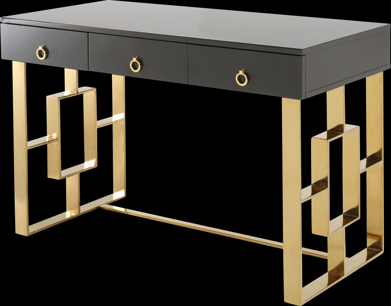 Adarla Gray Desk - Thumbnail - Image 1