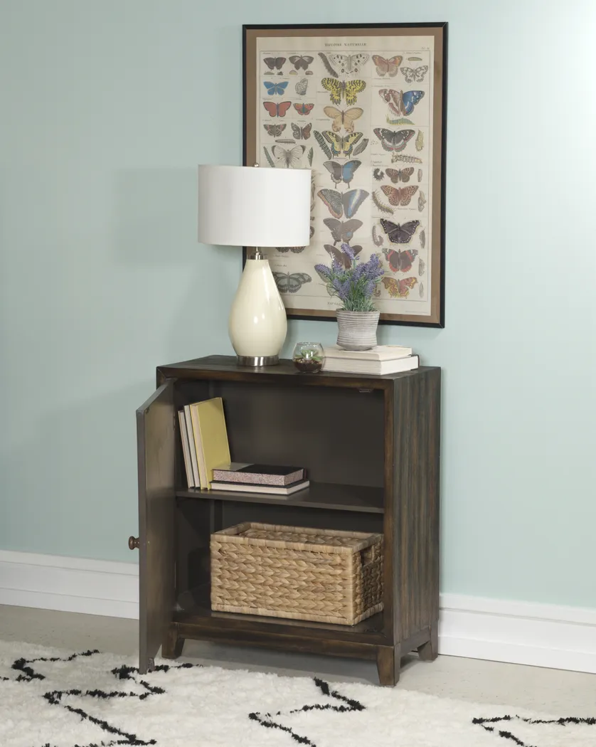 Adasa Brown Accent Cabinet - Thumbnail - Image 2