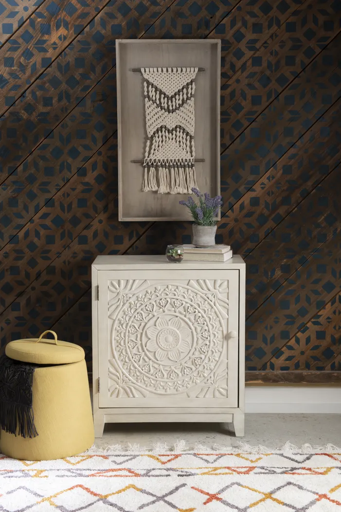 Adasa Whitewash Accent Cabinet - Thumbnail - Image 5